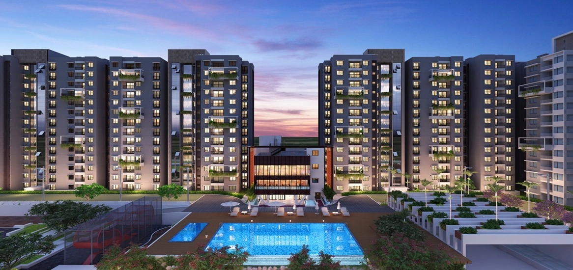 Puravankara Codename Broadway Swimming Pool View